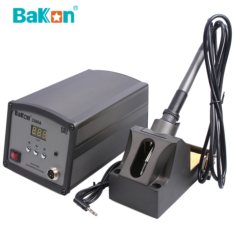quality lead-free soldering electric iron anti-static fast heating welding soldering station BK3300