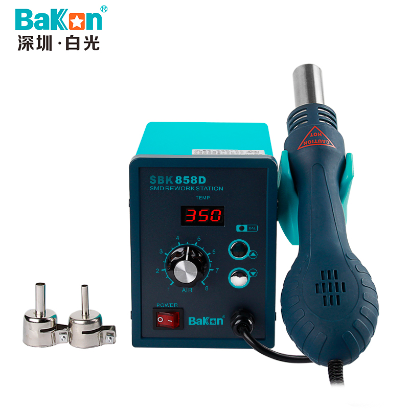 Bakon SBK858D digital display rework Station with hot air gun for repair cellphone