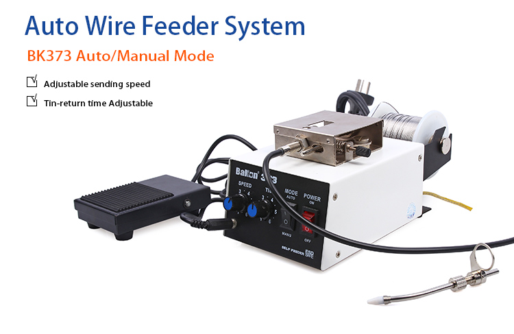 Good price BK373 soldering automatic wire feeder