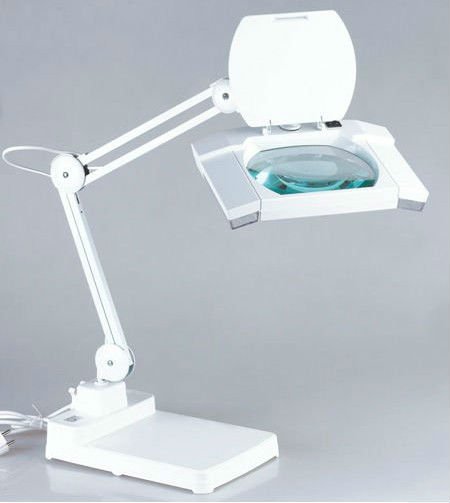 Clamp electronic 10x 20x laboratory magnifier lamp BK500C